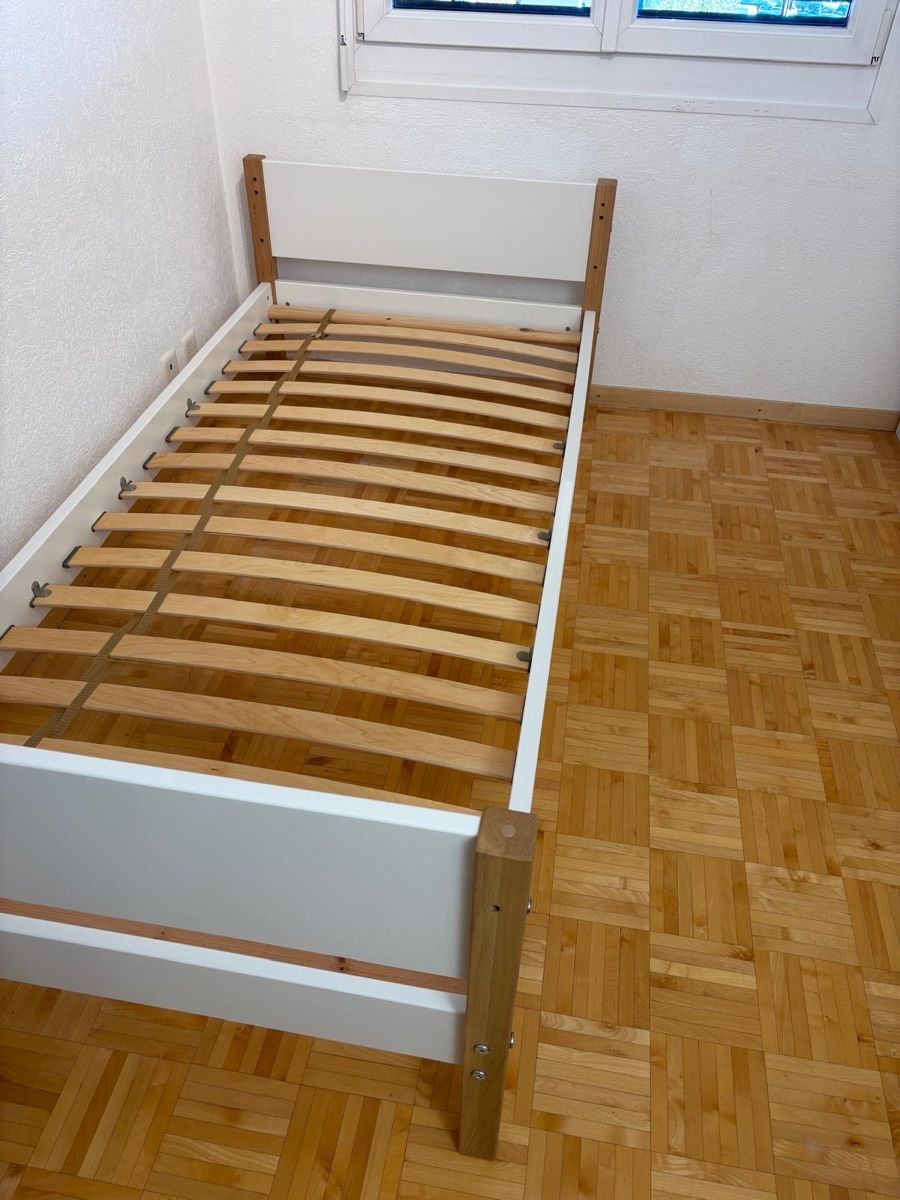 Betten: Lit blanc en bois IKEA – Neu (gemäss Beschreibung) aus Nyon von ale_98w2 4