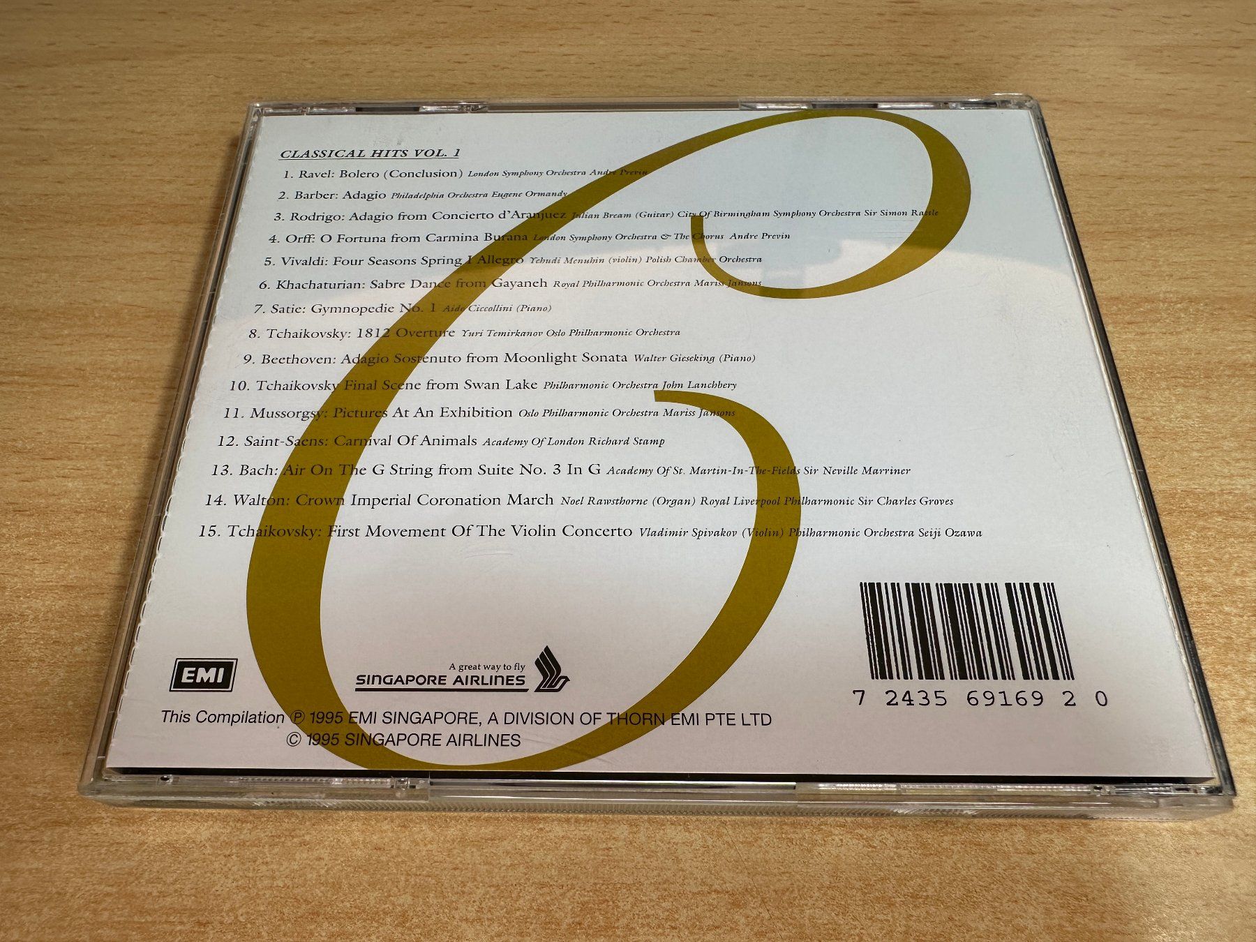 CDs: P9 Singapore Airlines - Classical Hits Vol.1 – Gebraucht aus Rikon im Tösstal von Alpenmutz 1