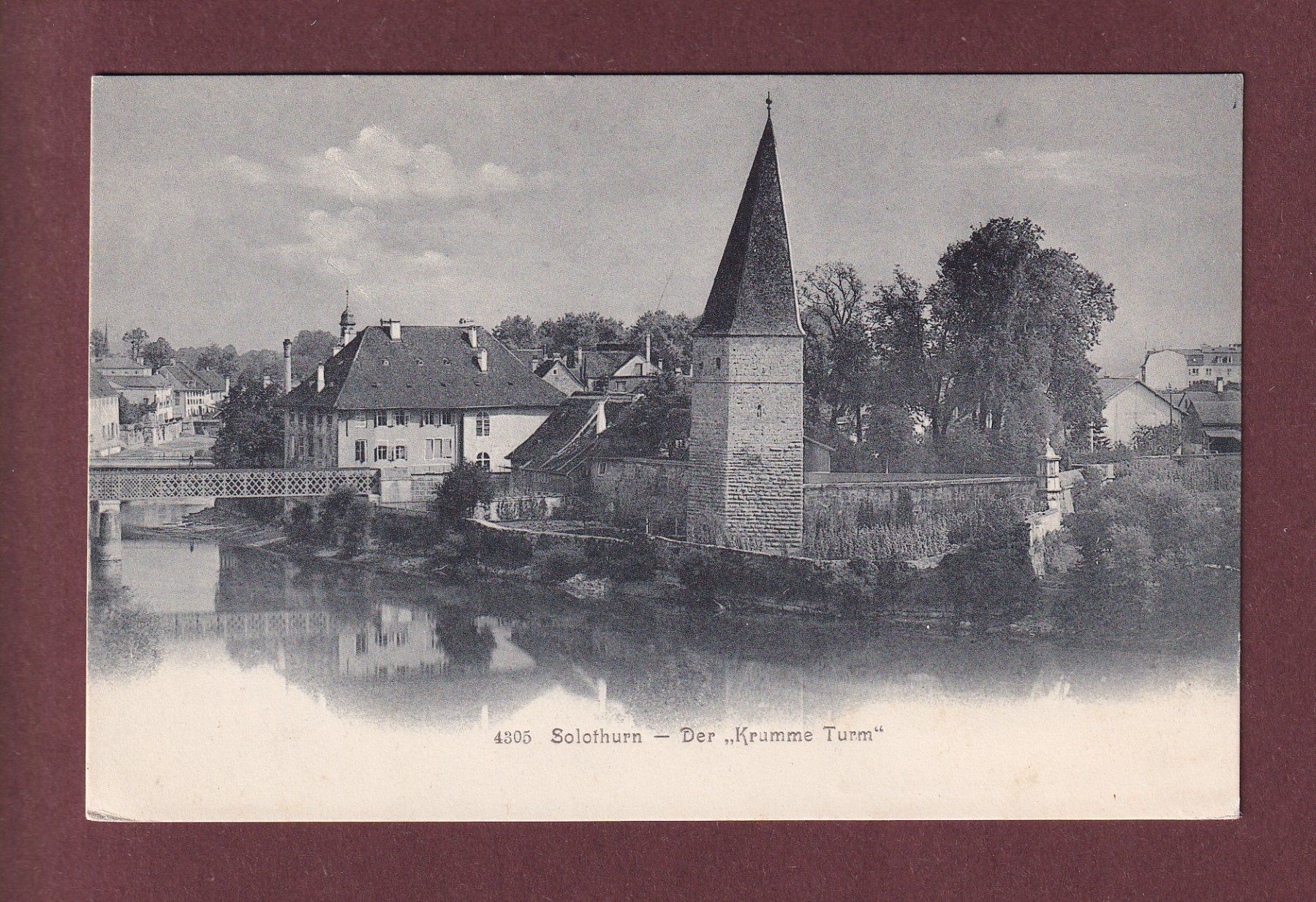 Ansichtskarten: SOLOTHURN - Krumme Turm – Gebraucht aus Pully von nicecards