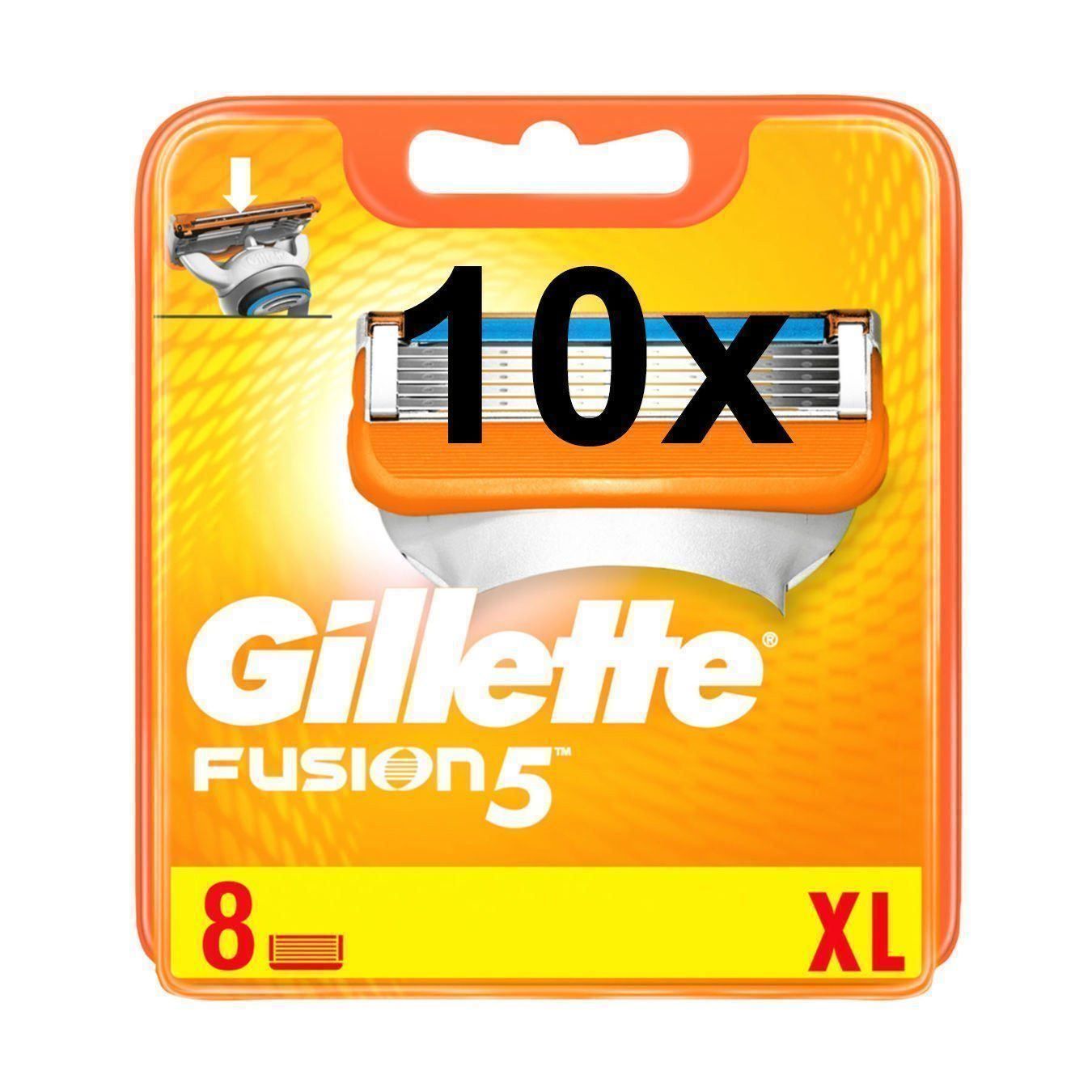 Gillette Cura del viso: Gillette Fusion5 80 Rasierklingen – Nuovo e nell'imballaggio originale da Ersigen venduto da easyhandel