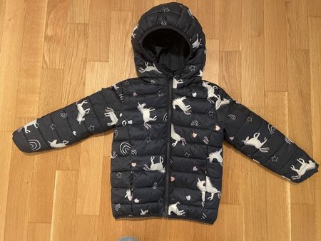 Lightweight-Jacke mit Einhorn Muster, Grösse 104