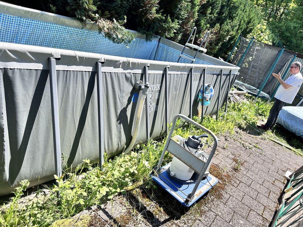Verkaufe aussen Pool Intex 3