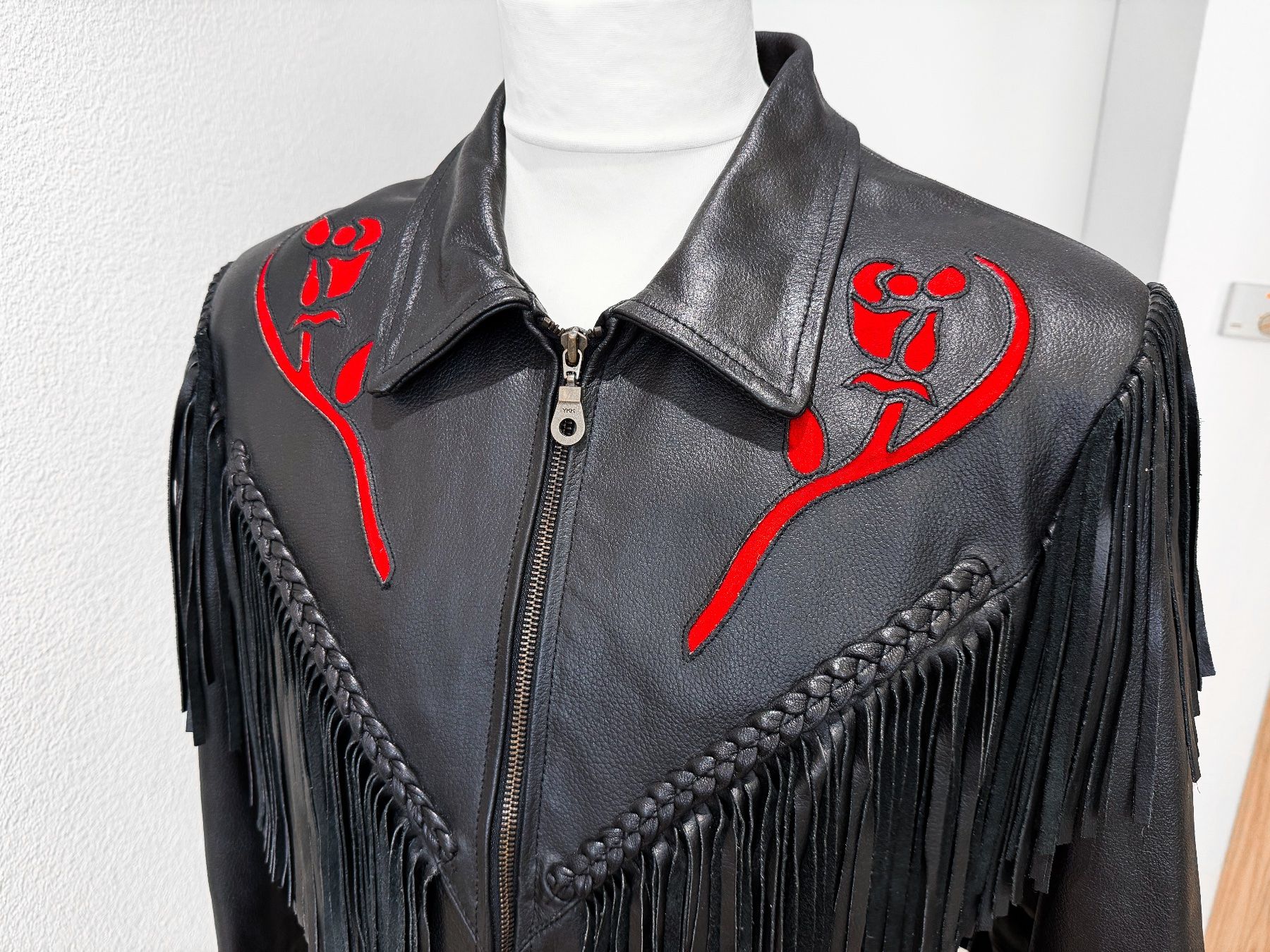 Giacche: Lederjacke Biker / Western Fransenjacke - Grösse L – Usato da Dietikon venduto da Angy94 2
