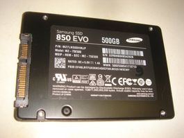 1 stück 500gb ssd. Samsung 850 EVO. Getestet. Siehe Details