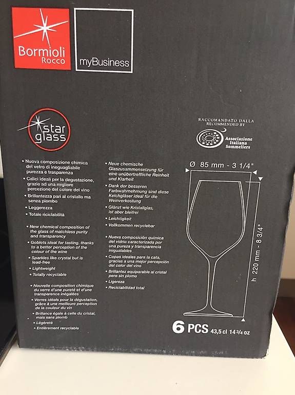 Gläser: 12 bicchieri vino Bormioli nuovi  – Gebraucht aus massagno von sar_8cdn 1