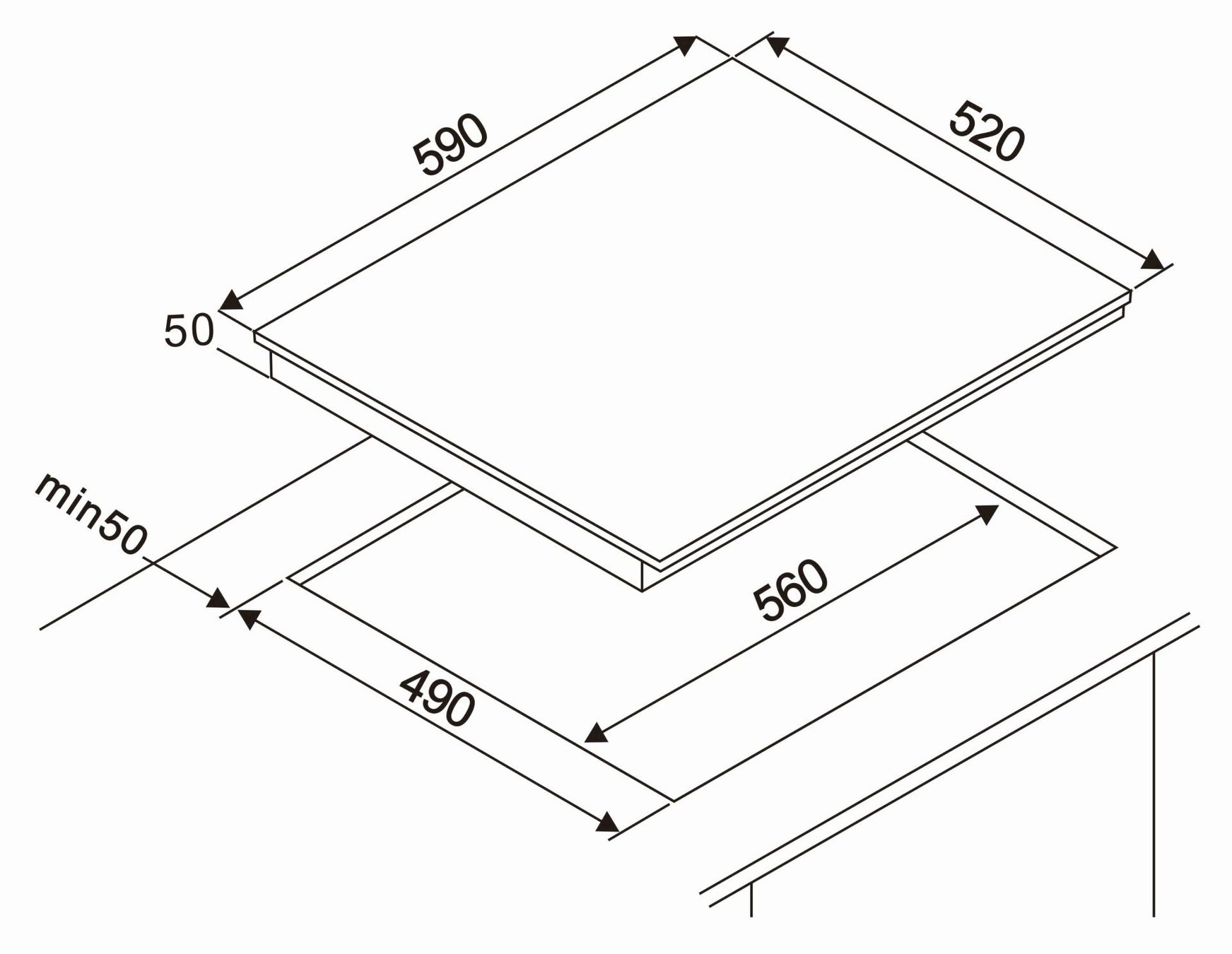 Cucine: Respekta Glaskeramikkochfeld KM5500-28 – Nuovo e nell'imballaggio originale da Bottighofen venduto da zaap 5