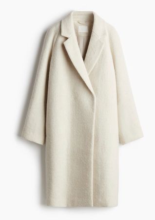 H&M Cream Coat XXL