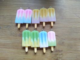 9 süsse Eis Stiele Anhänger neu