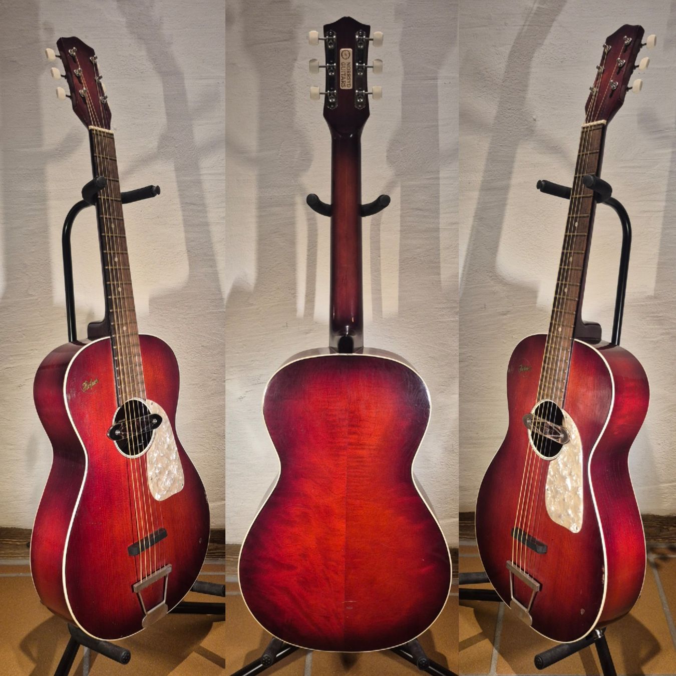 Höfner Strumenti musicali: Höfner 520 Rubber Bridge Conversion 1950s – Usato da Winterthur venduto da NorrSydGuitars 2