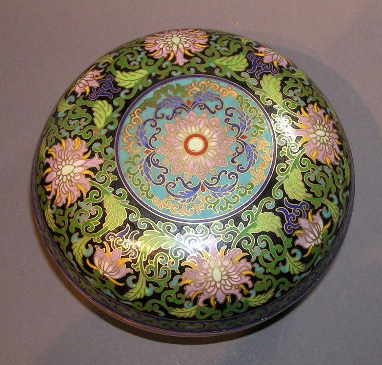 grosse-cloisonne-deckeldose-bonbonniere-china-gebraucht-in-grenchen