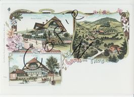 Gruss aus Trub i. E. - (AK Lithoansicht um 1900 im Form. A4)