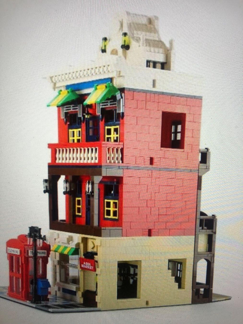Kit di costruzioni: Wange - Corner Store-Klemmbausteine – Nuovo e nell'imballaggio originale da Pratteln venduto da Dollshop 3