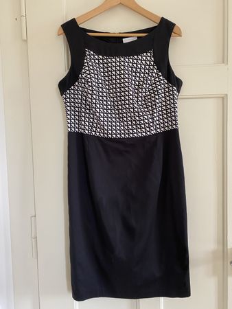 Schwarzes, ärmelloses Kleid, Charles Vögele, Gr. 42