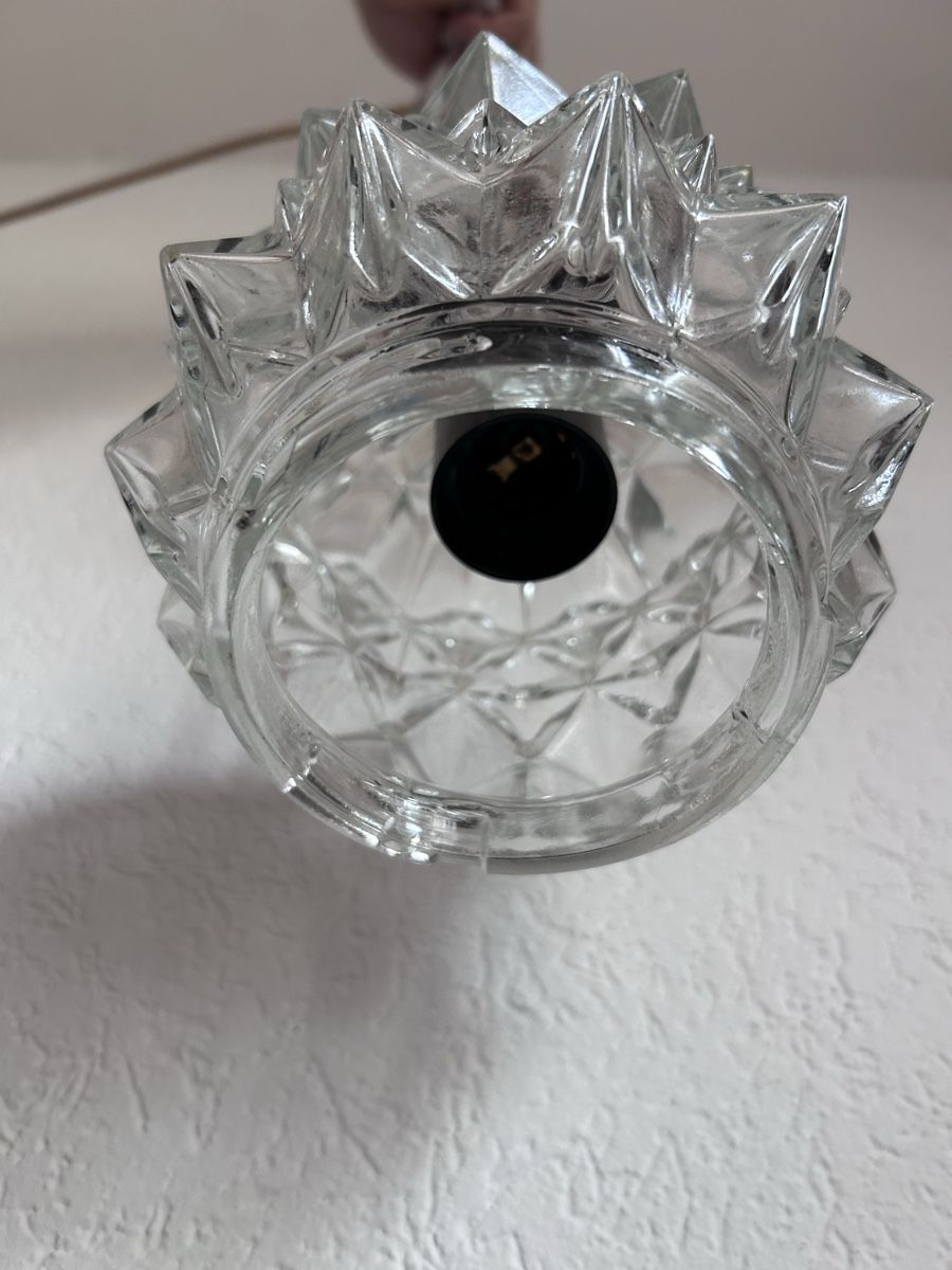 Kronleuchter & Deckenlampen: Deckenlampe Glas Pendelleuchte Mid-Century Stil – Gebraucht aus Zürich von ann_9fv5 2