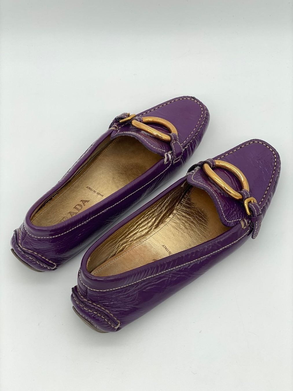 Prada Scarpe da donna: Prada Vernice Loafer EU 37 Lila – Usato da Zürich venduto da shoe_shop 3