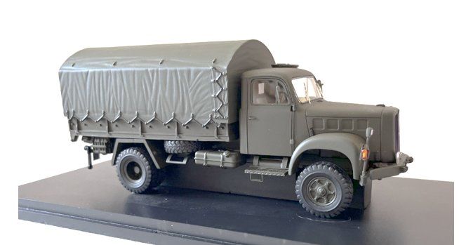 Saurer Modellini d'auto: Saurer 2DM Schweizer Armee 1:50 / OVP – Nuovo e nell'imballaggio originale da Fulenbach venduto da fred039