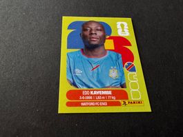 Panini FIFA Fussball WM 2026 Sticker Edo Kavembe COD 10
