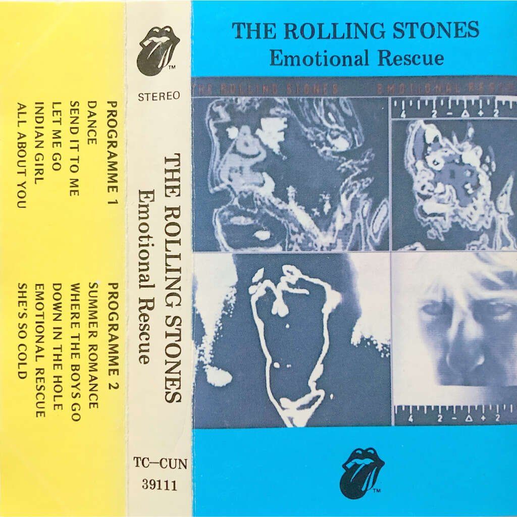 Cassettes audio: ROLLING STONES - EMOTIONAL RESCUE – D'occasion à Bottens par hotter-than-hell