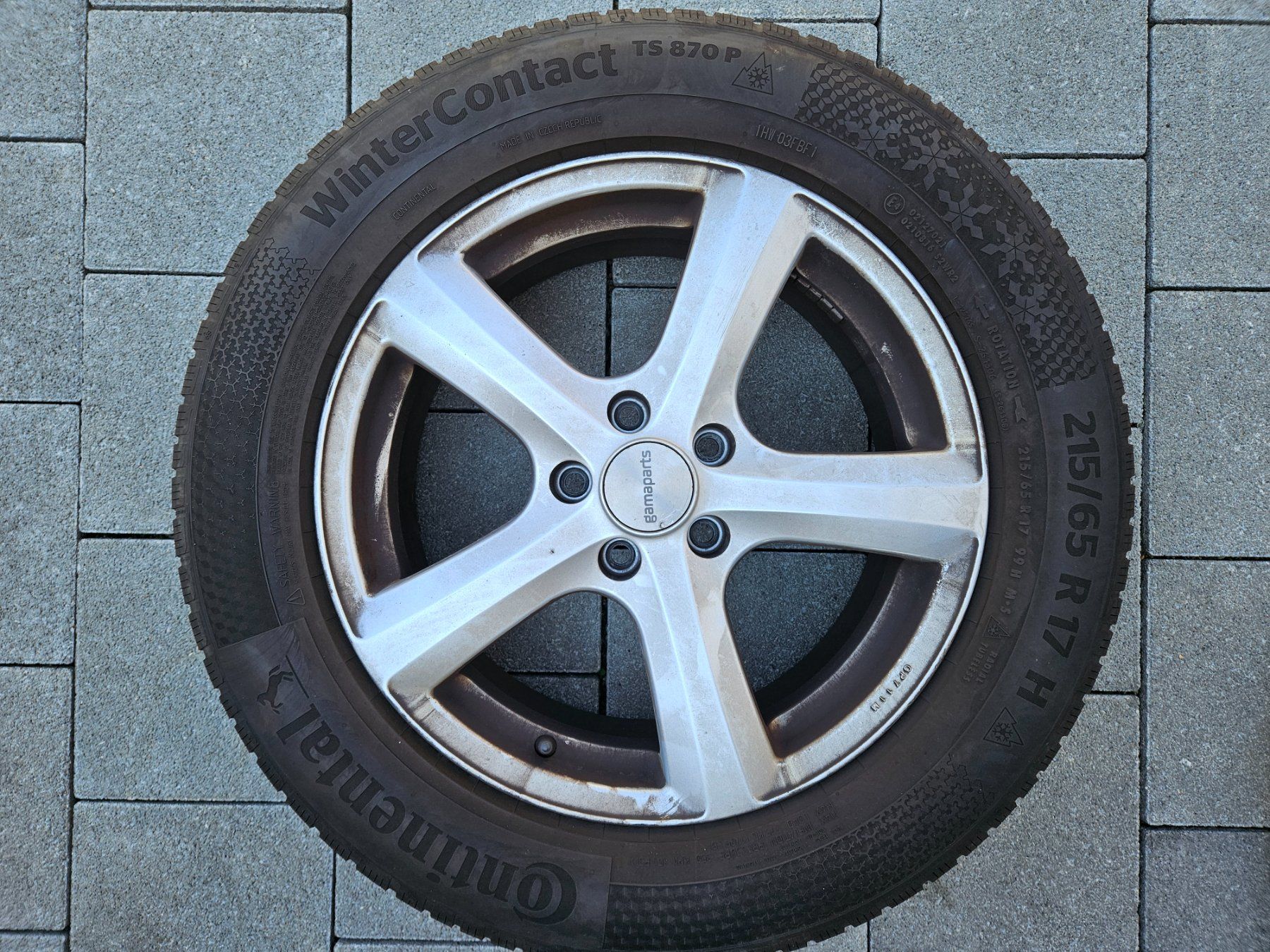 Continental Pneumatici & Ruote complete: Kompl. Räder (Winter) – Usato da Luterbach venduto da Jeye 1