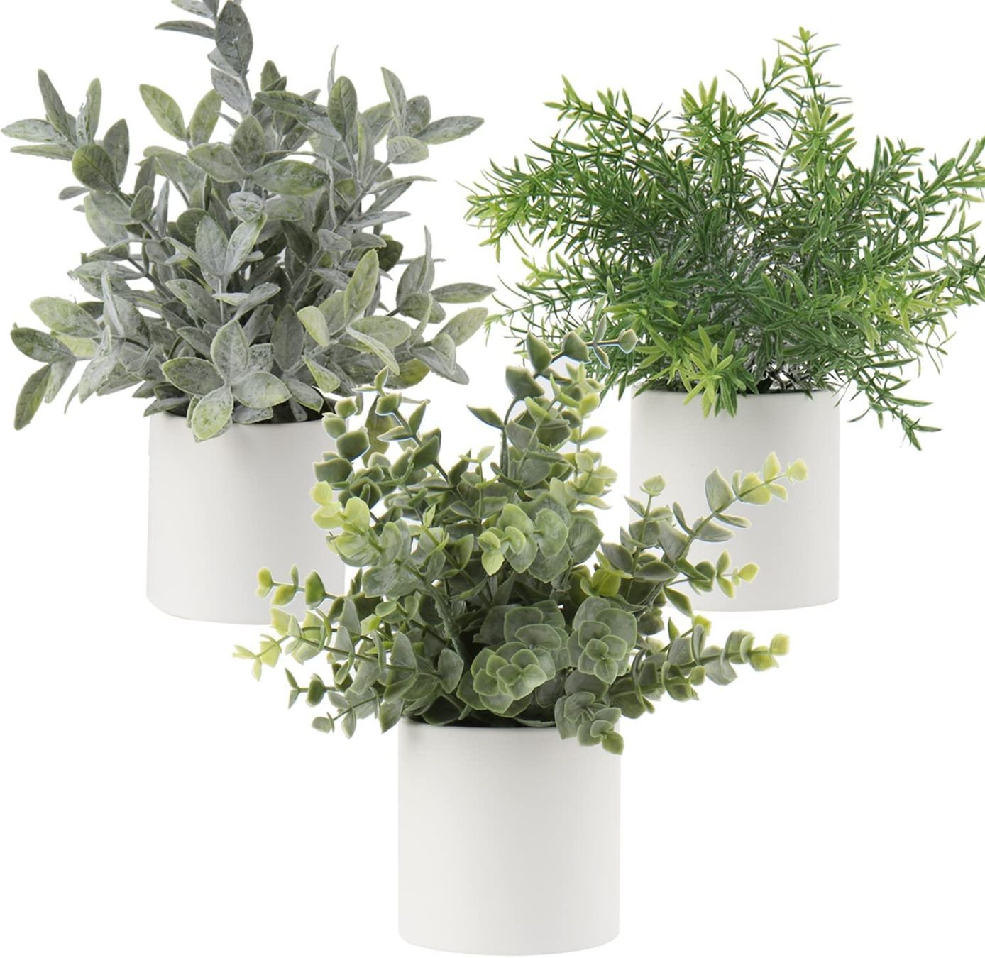 Pflanzen & Samen: 3 PCS Kunstpflanzen im Topf – Neu und originalverpackt aus Nuglar von SaleRitter