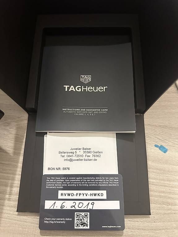 Tag Heuer Uhren: Tag Heuer Aquaracer White 43mm – Gebraucht aus Mendrisio von oma_9c65 2