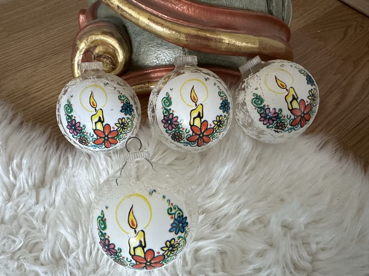 Toutes les décorations: Antike Glaskugeln Weihnachtsbaumschmuck – D'occasion à Oberentfelden par vilibrand 1