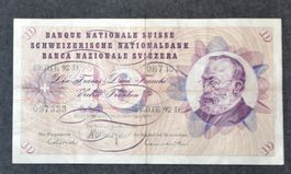 10 Franken Banknoten