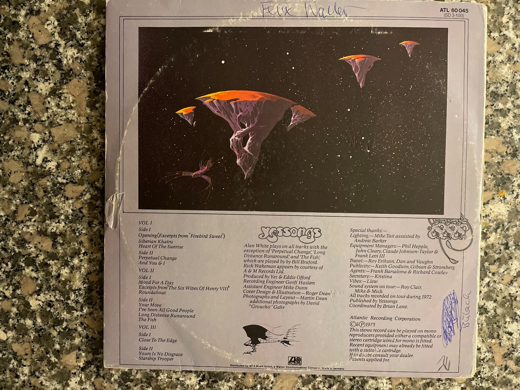 Dischi in vinile: S44/Yes - Yessongs – Usato da Frutigen venduto da Philippe_jsp 1