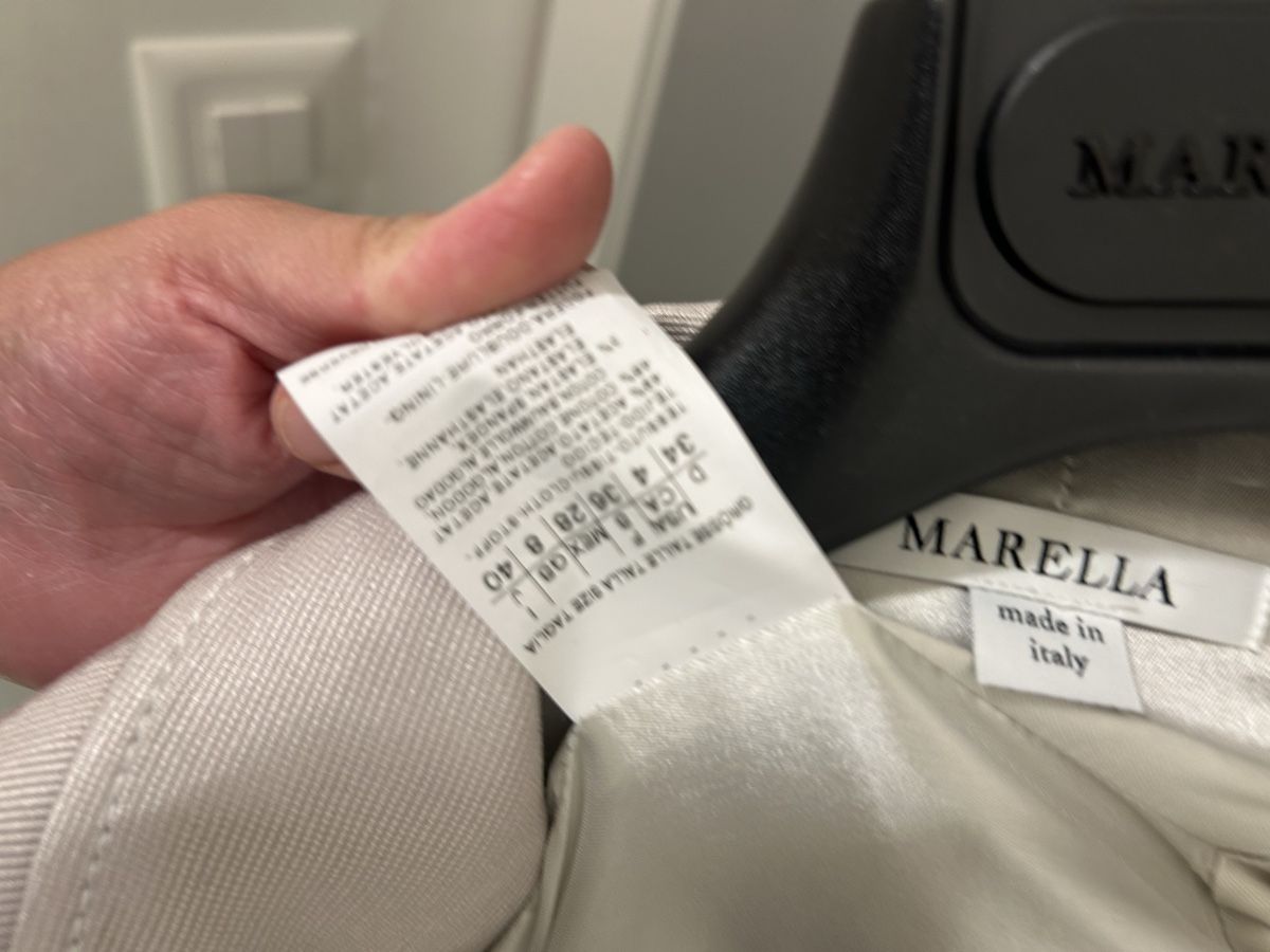 Marella Completi & Tailleur: Tailleur Marella gris perle – Nuovo (secondo la descrizione) da Pully venduto da rosipa 4