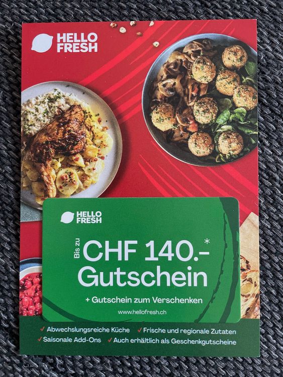 Hello Fresh Gutschein Kaufen auf Ricardo
