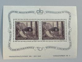 1946, 4. Liechtensteinische Briefmarkenausstellung, ungebra.