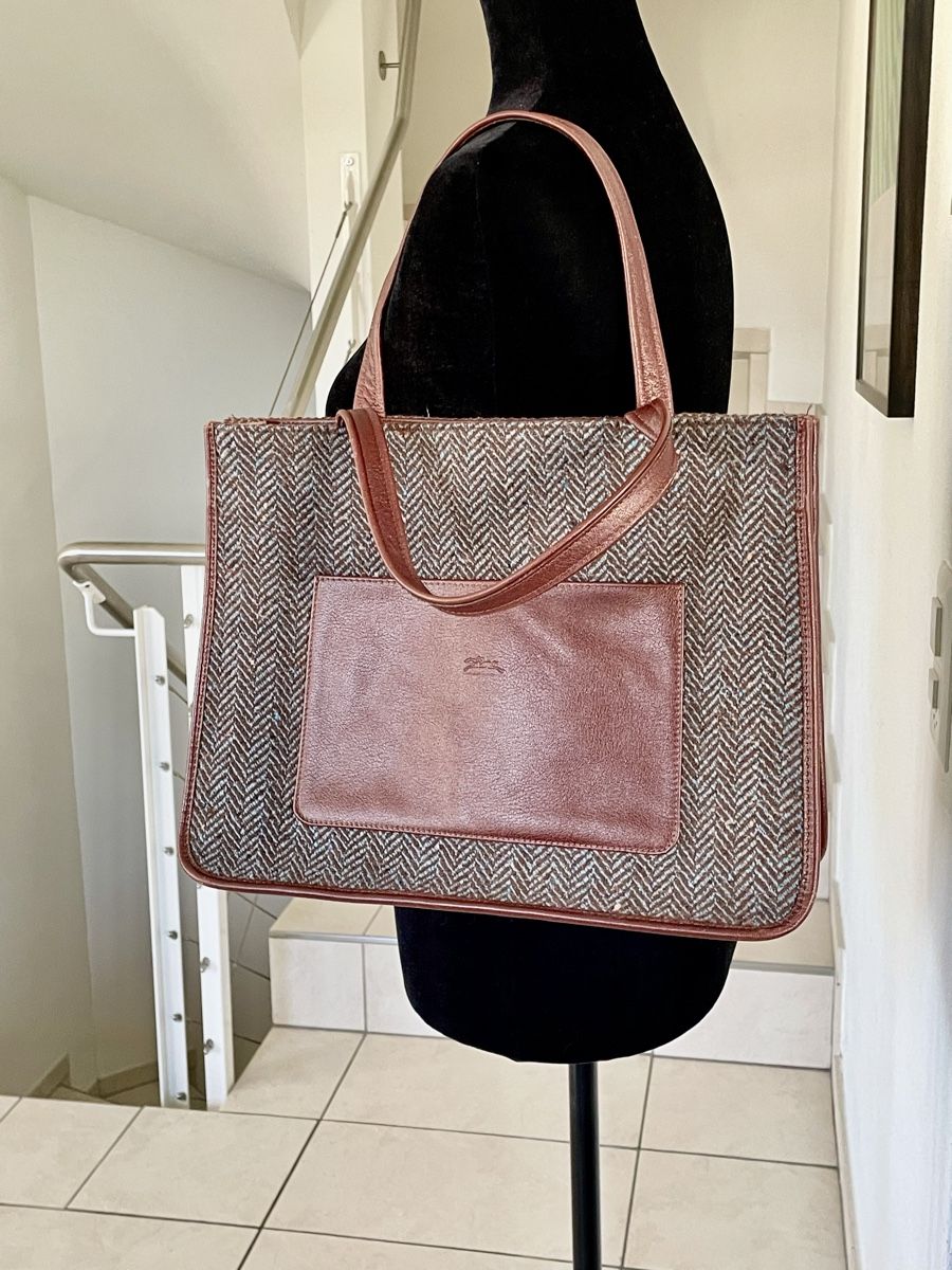 Longchamp Borse da donna: Longchamp tweed tote bag  – Usato da Richterswil venduto da Prangins9