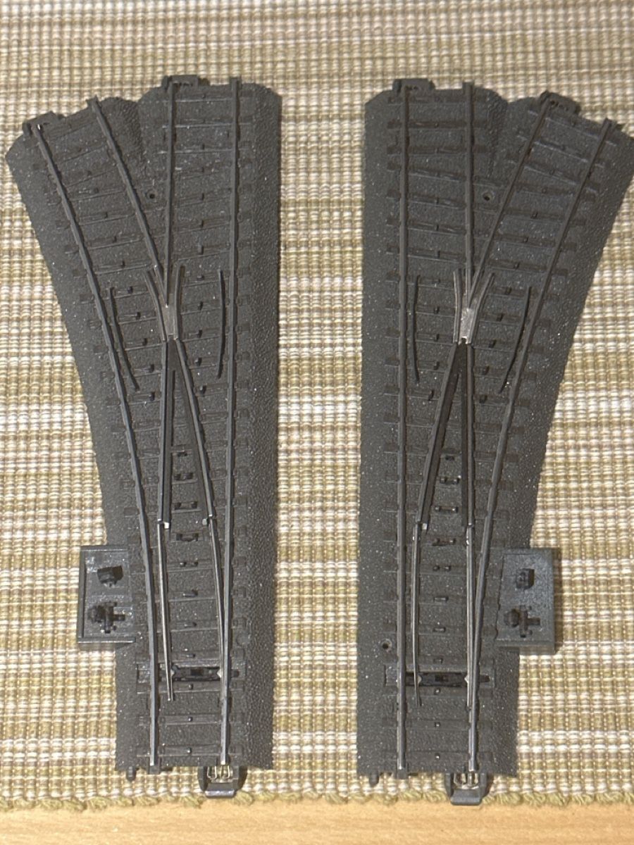 Märklin Modellini di ferrovie: Märklin H0-WS Weichenpaar C-Gleis Antrieb Decoder Bel.ab19.- – Usato da Sennwald venduto da HARO-Import