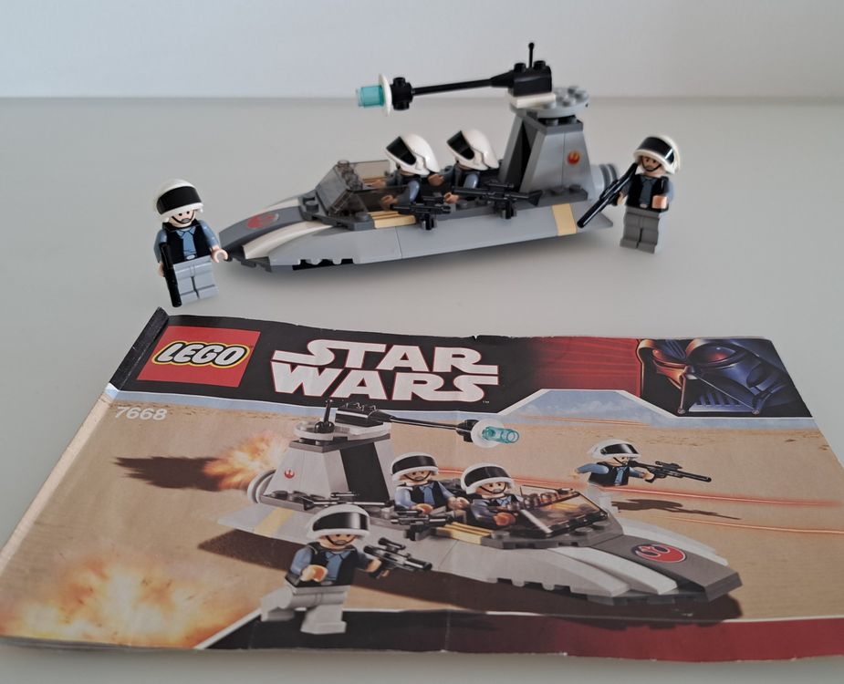 LEGO Star Wars Set 7668 Rebel Scout Speeder komplett (Gebraucht) in ...