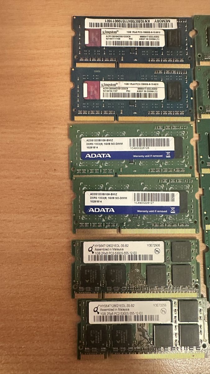 Memoria / RAM: Ram Module Total 58GB diverse DDR3 – Usato da Schaffhausen venduto da Patrick1234 1
