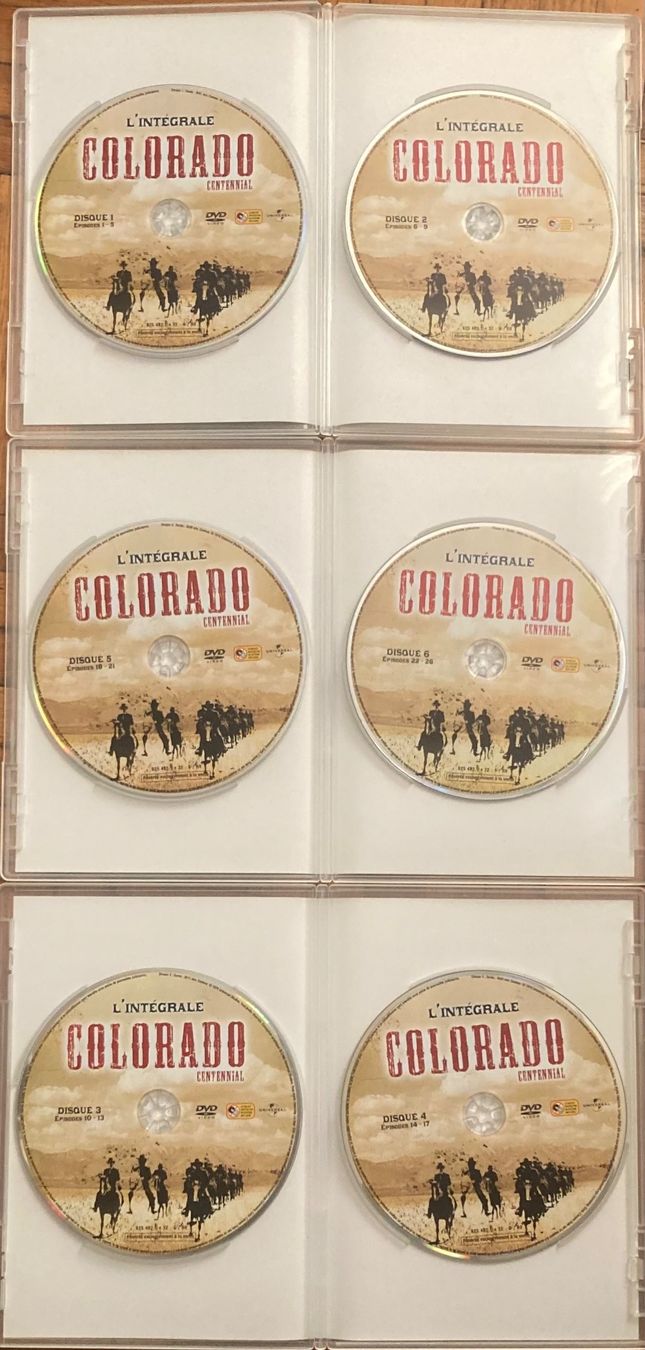 Tutti i DVDs: COLORADO (CENTENNIAL) – Usato da Poliez-Pittet venduto da Newtown-Records 4