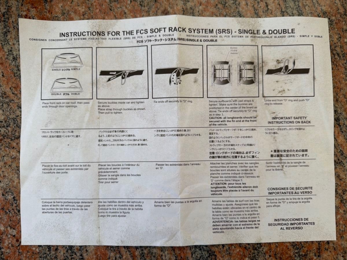 Portapacchi: Porte-charge pour surf, paddle, planche à voile – Usato da St-Sulpice VD venduto da aviron 2