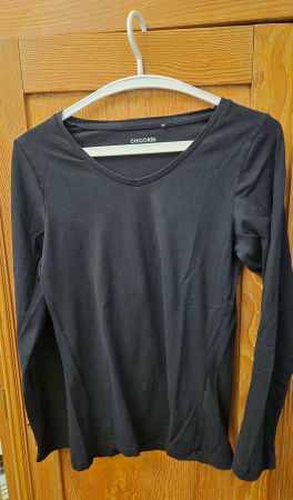 Chicoree Damen Langarmshirt schwarz Gr. M