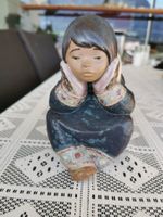 Porzellanfigur "Eskimomädchen" von Lladro (Inuit)