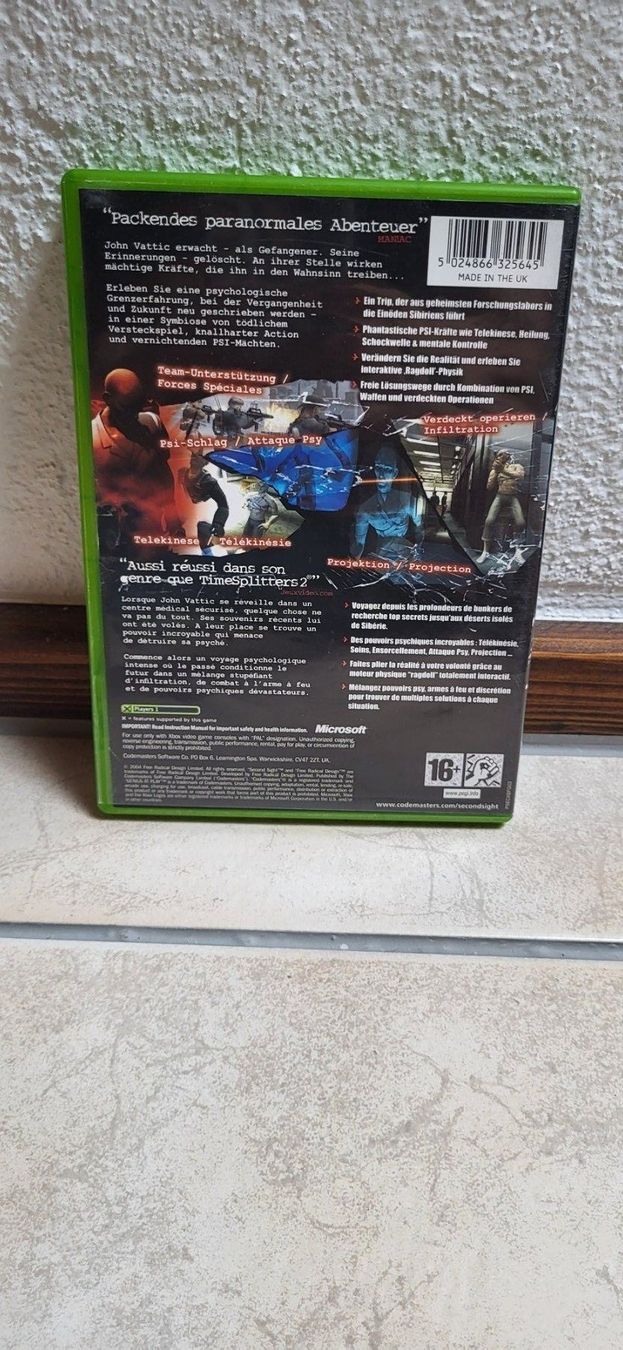 Microsoft Spiele: Xbox Spiel - Second Sight – Gebraucht aus Münsingen von Heroism2010 1