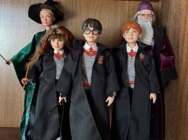 Lot de 5 poupées Harry Potter - Très bon état