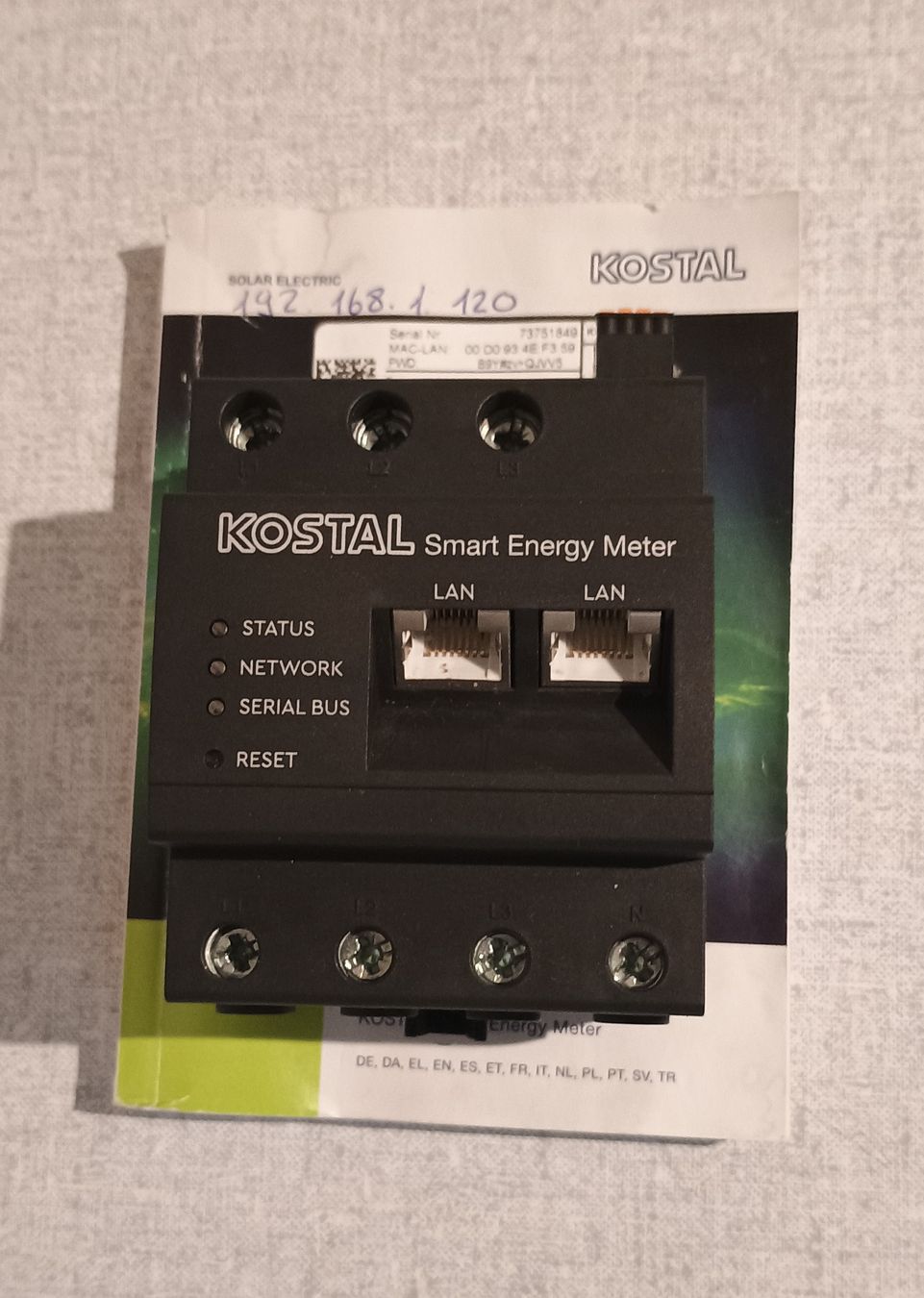 Messen: Smart Meter Kostal – Gebraucht aus Kandersteg von Manadu