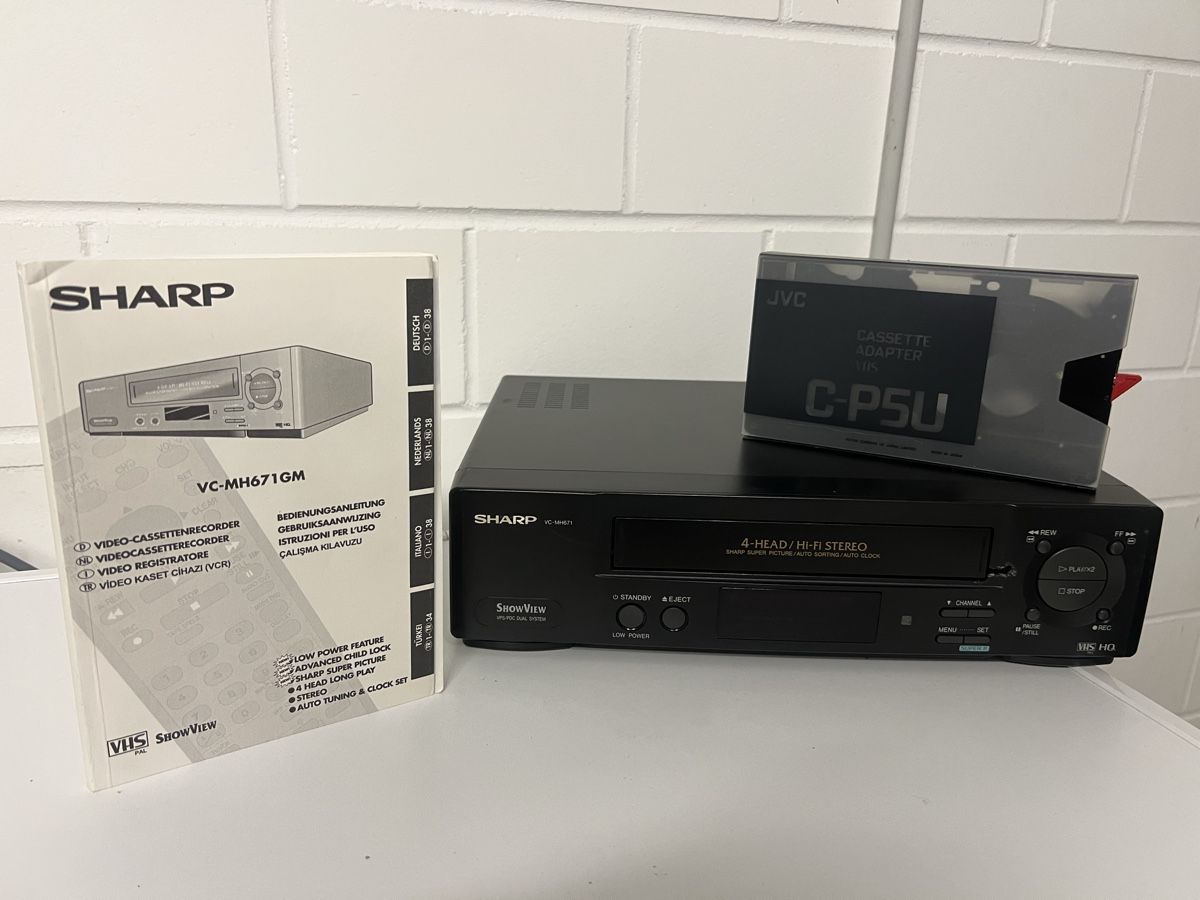 Sharp Registratori: VHS-Videorecorder SHARP VC-MH671 – Usato da Schongau venduto da Retro_Shop