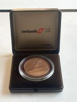 Swissair Medaille 1981 Flugzeug Gedenkmünze Bronze (S17)
