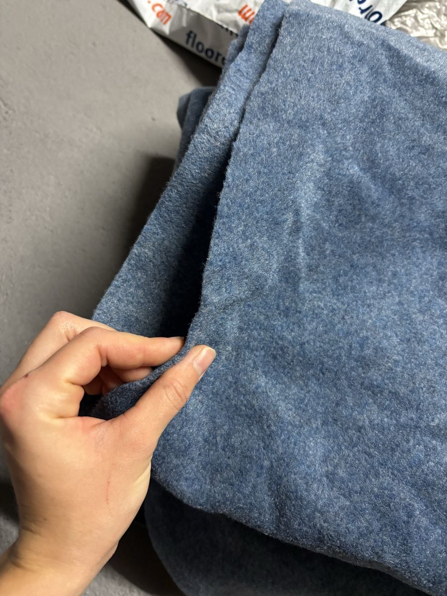 Tessuti: Nadelfilz Superflex Heimwerkerflies blau – Usato da Niederlenz venduto da lis_ly9v 2
