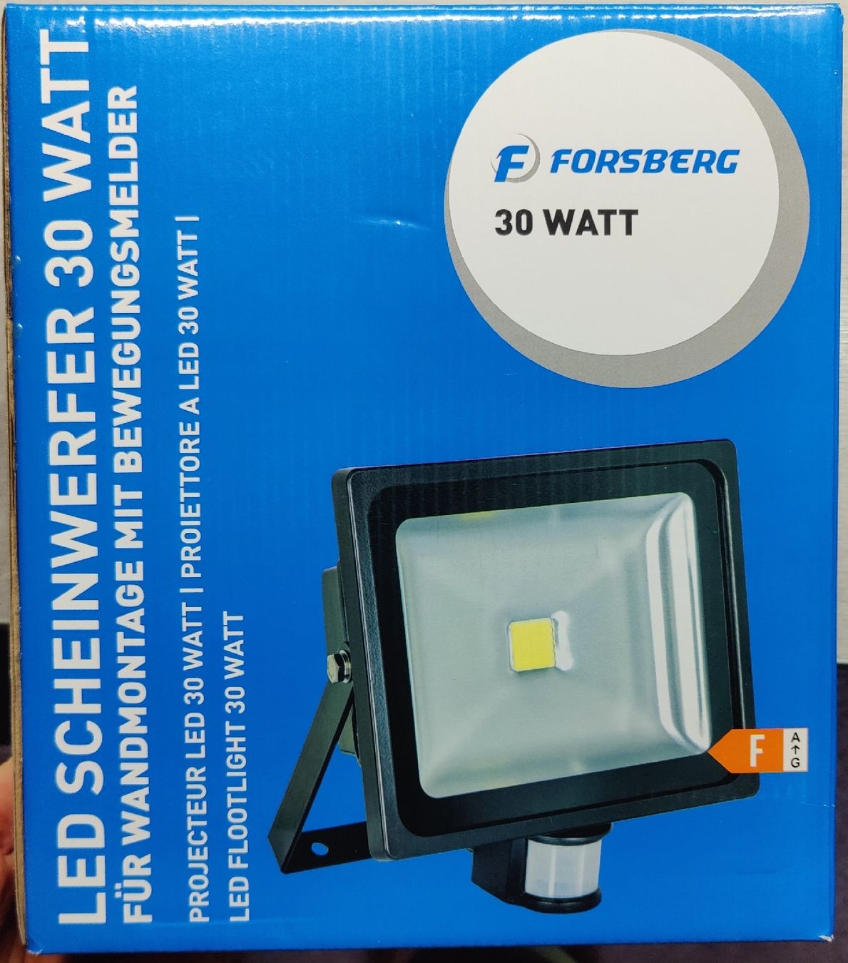 Lampade: Forsberg LED Scheinwerfer mit Bewegungsmelder – Nuovo (secondo la descrizione) da Brunnadern venduto da pet_mhn6