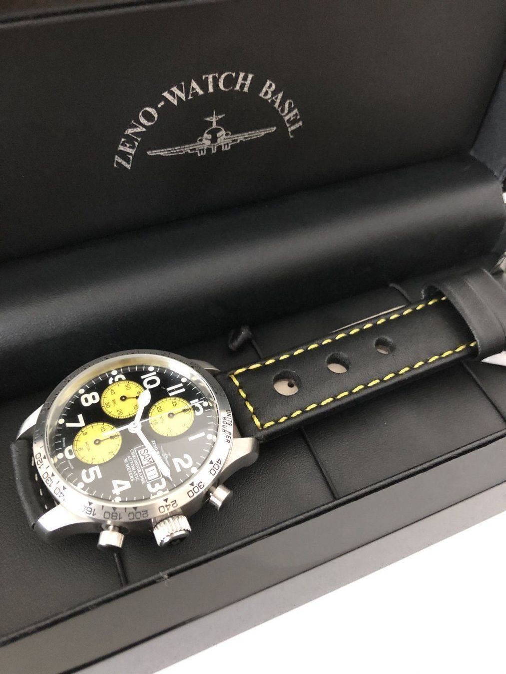 Zeno Orologi: NEU - Zeno Pilot Automatic Tachymeter – Nuovo (secondo la descrizione) da Olten venduto da young_marketer 2