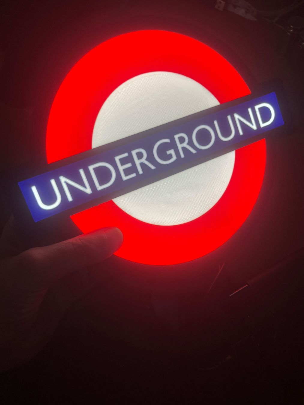 Tutte le decorazioni: Lampe LightBox LED "Underground" London style – Nuovo (secondo la descrizione) da Noville venduto da Berlusconi55 1