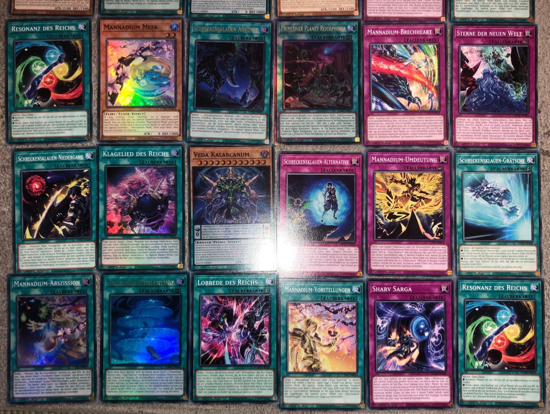 Yugioh Carte collezionabili: Visas / Mannadium / Schreckensklaue  Deck Set – Nuovo (secondo la descrizione) da Altstätten SG venduto da ChangeMaker 2