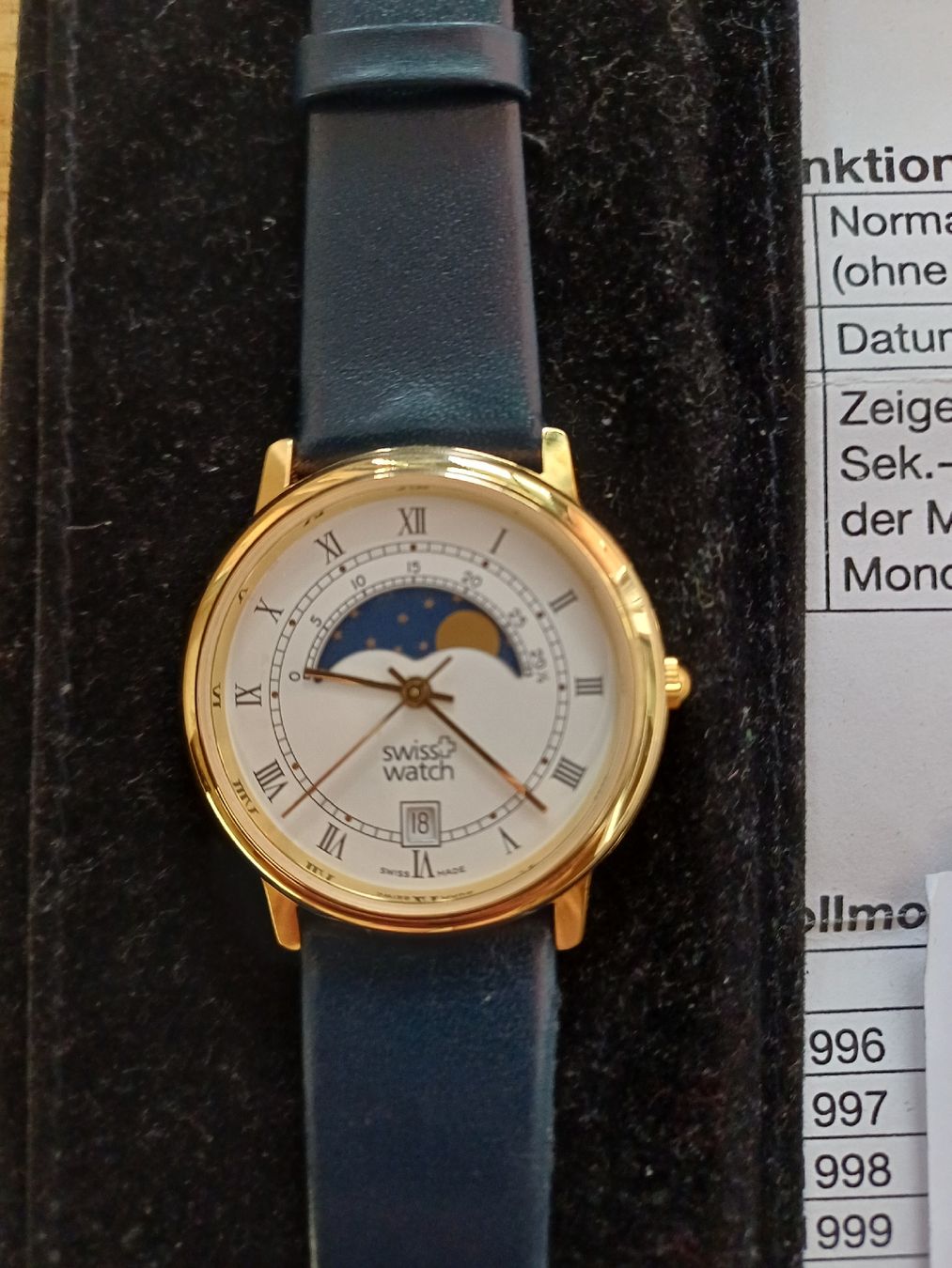 Swiss Uhren: Ronda Mondphasen Uhr – Neu (gemäss Beschreibung) aus Seewen SO von Jonas-03 1
